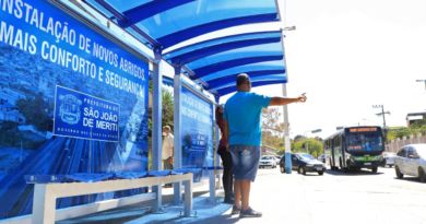 Novos pontos de ônibus em São João de Meriti