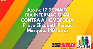 Dia Internacional Contra a Homofobia terá ato na Baixada