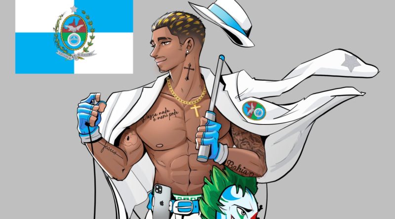 Morador de Magé criou projeto onde ilustra bandeira dos estados como personagens de luta