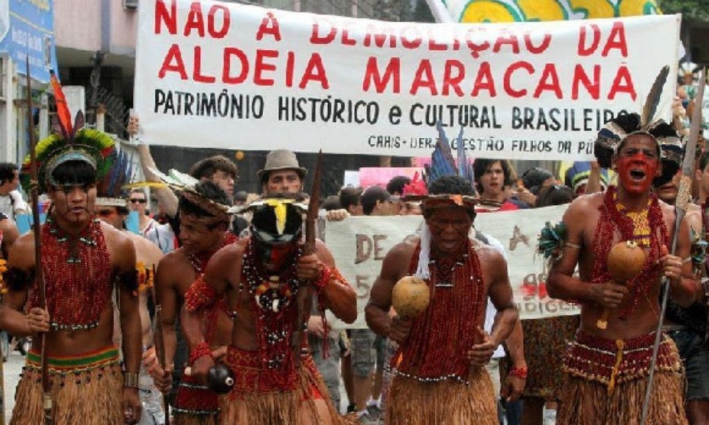 Aldeia Maracanã localizada no Rio de Janeiro