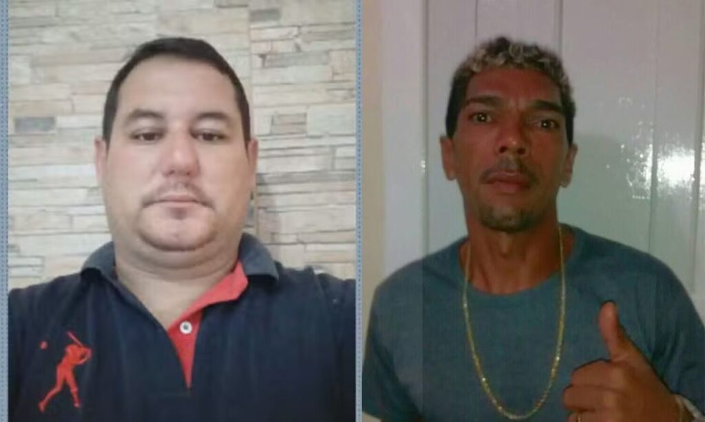 Alvimar da Silva Gomes e Rodrigo Fernandes Almeida que é procurado pela polícia — Foto Reprodução TV Globo