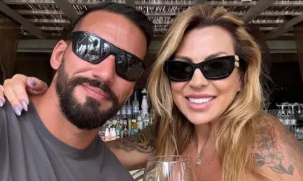 O policial civil João Pedro Marquini, morto baleado no Rio, ao lado da esposa, a juíza Tula Mello (ReproduçãoInstagram)