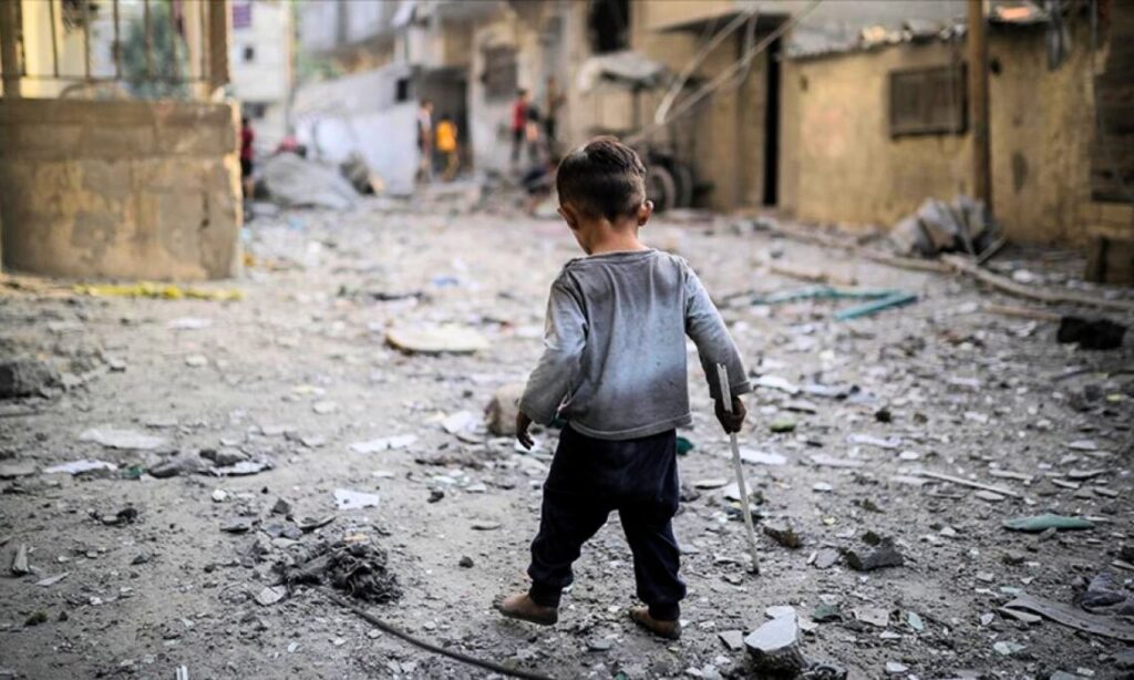 Crianças em Gaza
