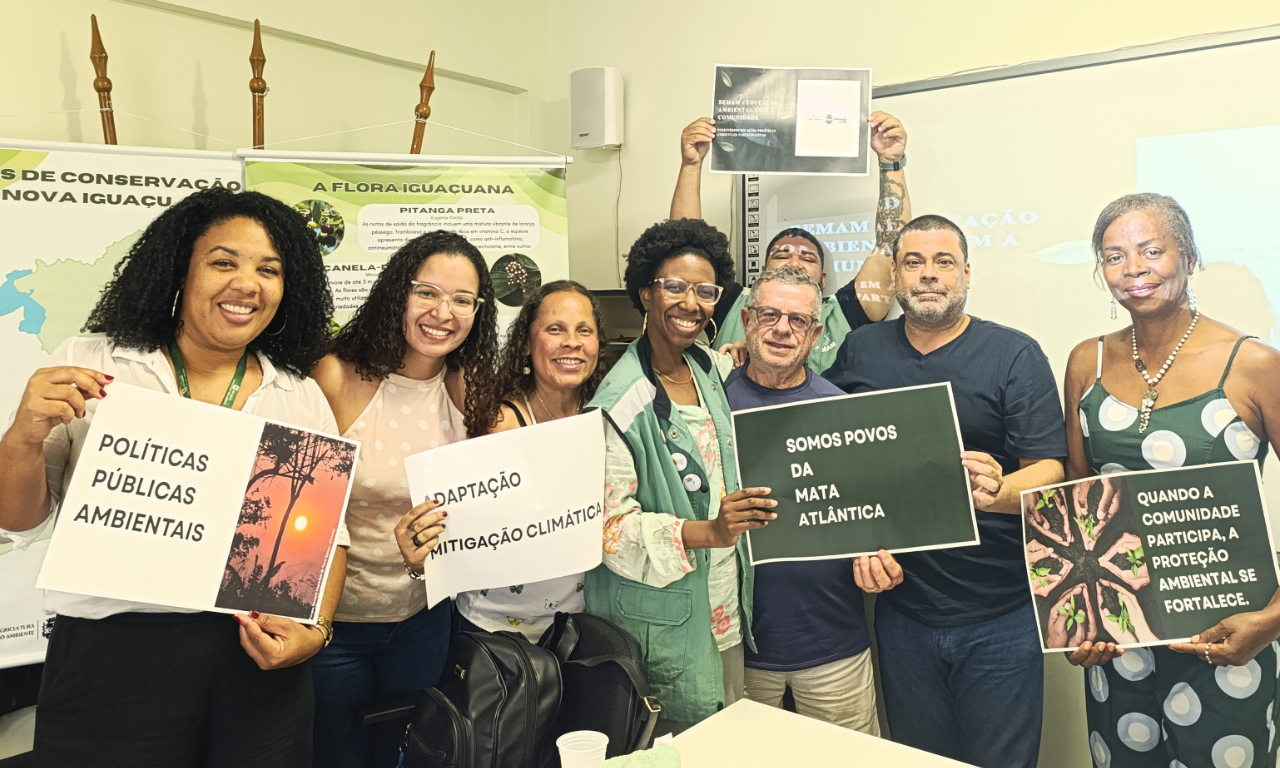 Secretaria de Meio Ambiente de Nova Iguaçu mobilizou bairros em encontros de Educação Ambiental ComCausa
