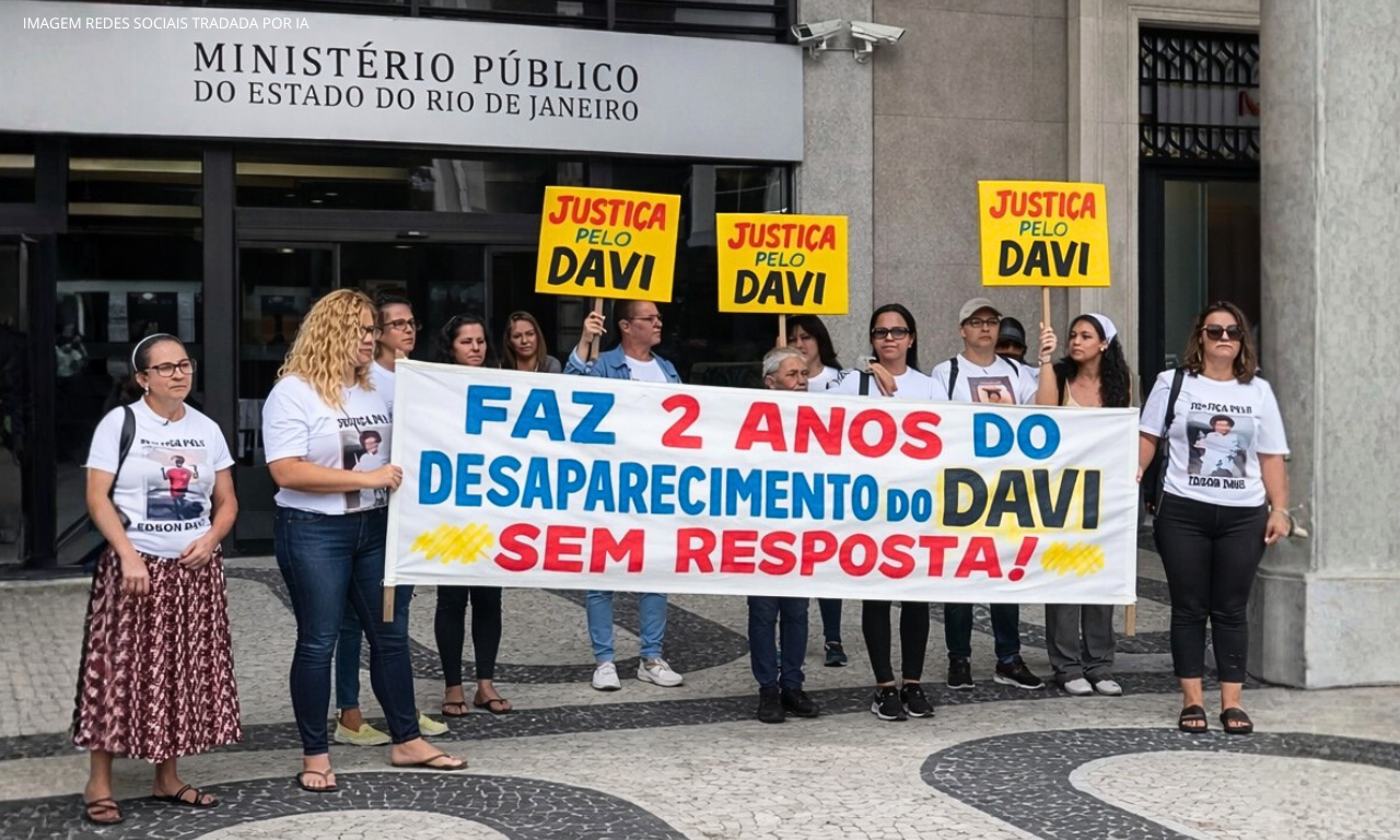 Edson Davi, desaparecimento, Barra da Tijuca, 4 de janeiro de 2024, Marize Araújo, MPRJ, protesto, investigação, hipótese de afogamento, Defesa da Vida, ComCausa