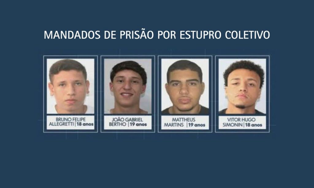 Mandados de prisão por estupro coletivo