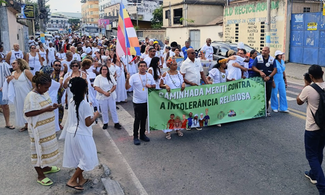 São João de Meriti realiza grande caminhada contra a intolerância religiosa e reafirma compromisso com a liberdade de fé