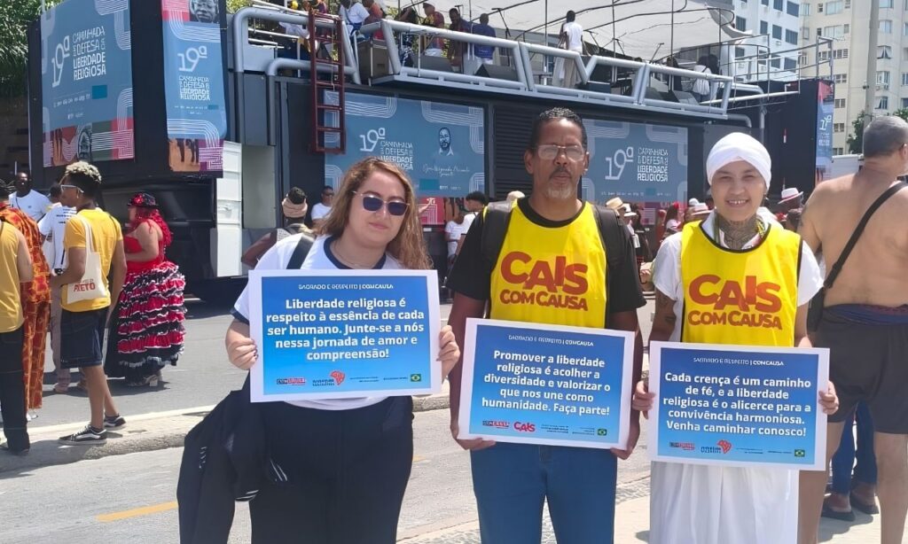19ª Caminhada em Defesa da Liberdade Religiosa reforça diversidade em Copacabana.